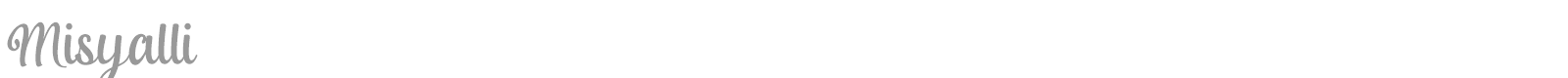 Misyalli font preview